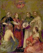 Andrea del Sarto Disput ber die Dreifaltigkeit oil painting reproduction